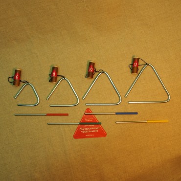 Комплект треугольников № 5 (06-08-10-12 см., диаметр 6 мм.)